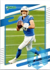 2021 Donruss Justin Herbert #70 Los Angeles Chargers